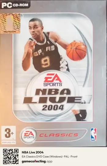 NBA Live 2004 Computer, PAL box front