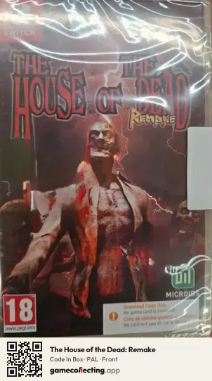 The House of the Dead: Remake Nintendo Switch, PAL box front