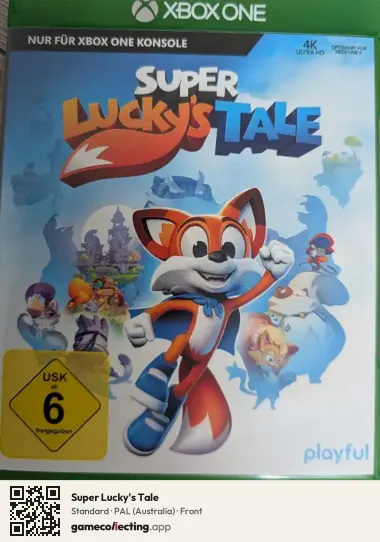 Super Lucky's Tale Xbox One, Australia box front