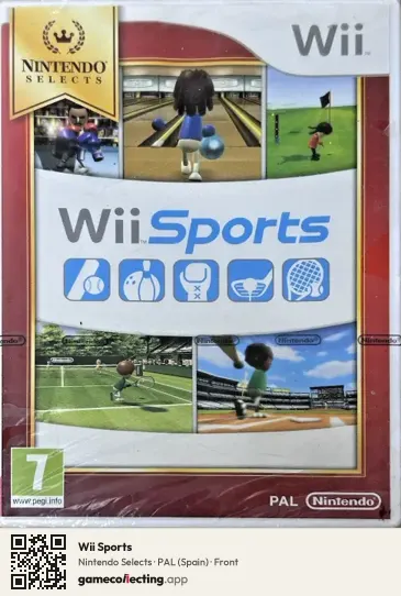 Wii Sports Nintendo Wii, Spain box front