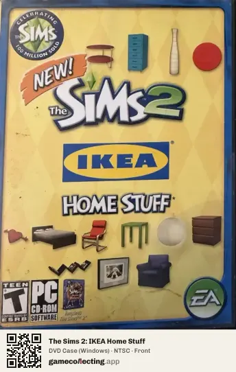 The Sims 2: IKEA Home Stuff Computer, NTSC box front