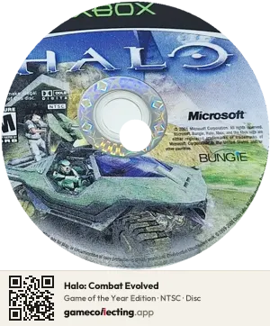 Halo: Combat Evolved Xbox, NTSC disc