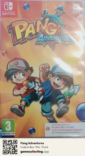 Pang Adventures Nintendo Switch, PAL box front