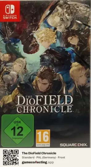 The DioField Chronicle Nintendo Switch, Germany box front