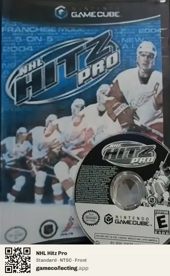 NHL Hitz Pro Nintendo GameCube, NTSC box front