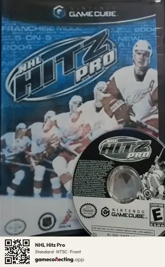 NHL Hitz Pro Nintendo GameCube, NTSC box front