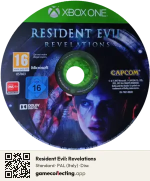 Resident Evil: Revelations Xbox One, PAL disc