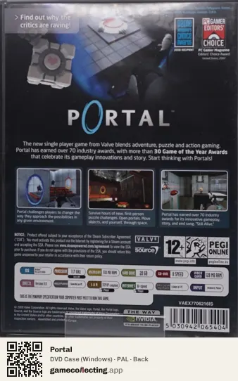 Portal Computer, PAL box back