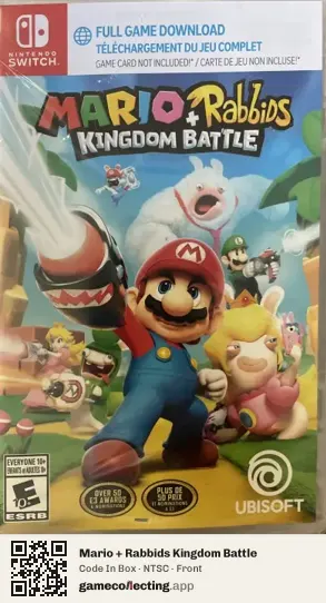 Mario + Rabbids Kingdom Battle Nintendo Switch, NTSC box front