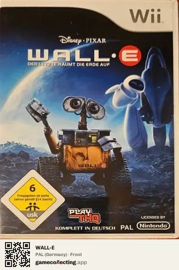 WALL-E Nintendo Wii, Germany box front