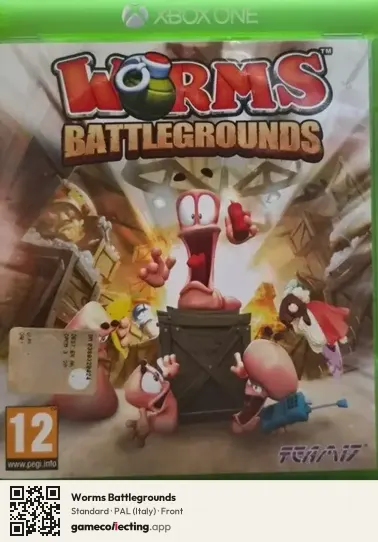 Worms Battlegrounds Xbox One, Italy box front