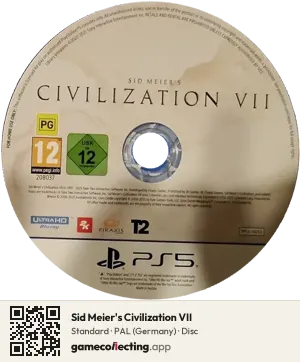 Sid Meier's Civilization VII PlayStation 5, PAL disc