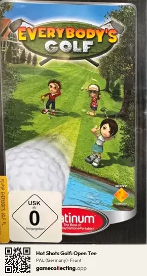Hot Shots Golf: Open Tee PlayStation Portable, Germany box front