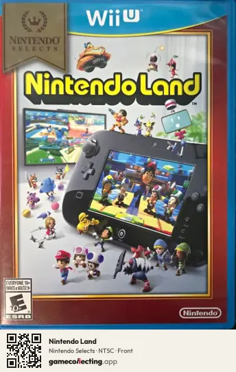 Nintendo Land Nintendo Wii U, NTSC box front