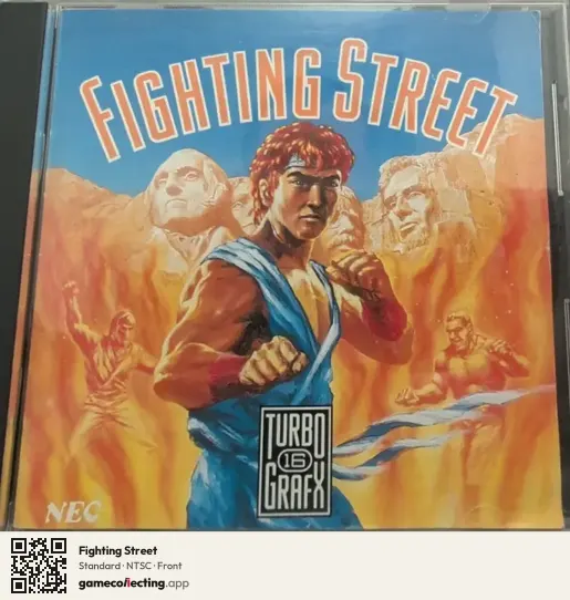Fighting Street TurboGrafx-CD, NTSC box front