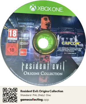 Resident Evil: Origins Collection Xbox One, PAL disc