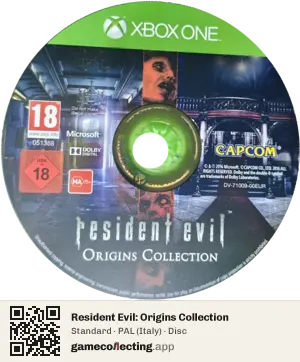Resident Evil: Origins Collection Xbox One, PAL disc