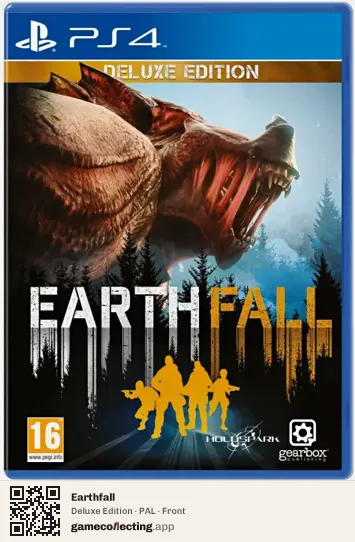 Earthfall PlayStation 4, PAL box front