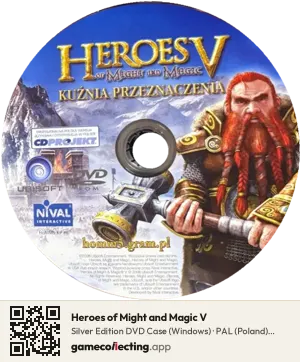 Heroes of Might and Magic V Computer, PAL disc