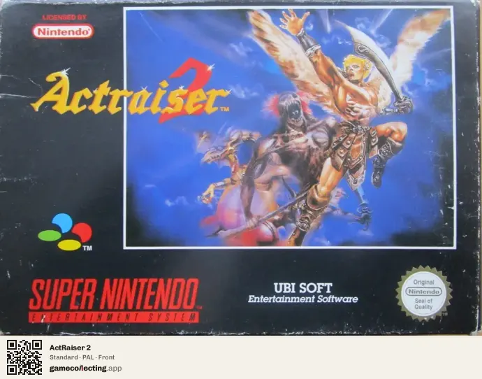 ActRaiser 2 Super Nintendo Entertainment System, PAL box front