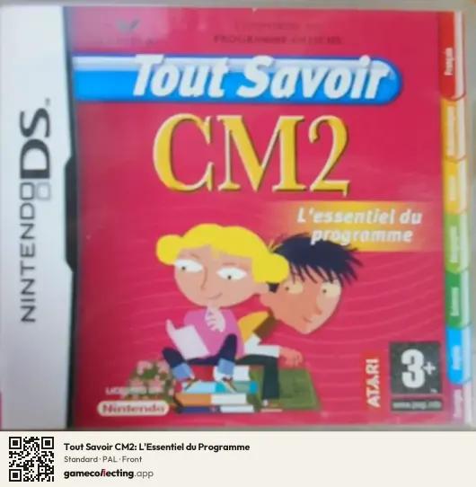 Tout Savoir CM2: L'Essentiel du Programme Nintendo DS, PAL box front