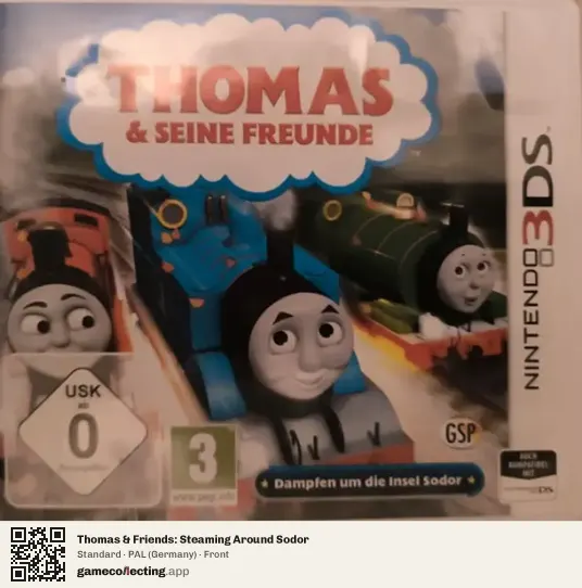 Thomas & Friends: Steaming Around Sodor Nintendo 3DS, Germany box front