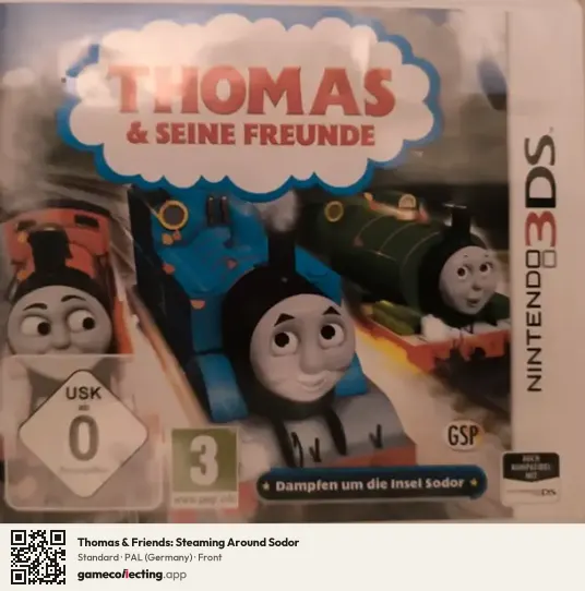 Thomas & Friends: Steaming Around Sodor Nintendo 3DS, Germany box front
