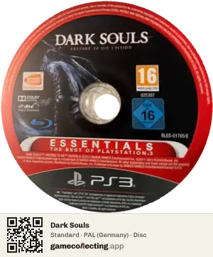 Dark Souls PlayStation 3, PAL disc