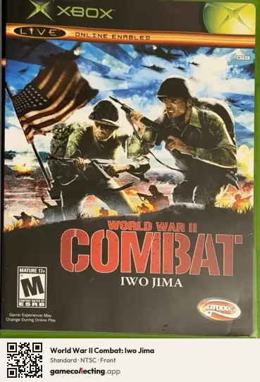 World War II Combat: Iwo Jima Xbox, NTSC box front