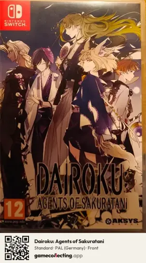 Dairoku: Agents of Sakuratani Nintendo Switch, Germany box front