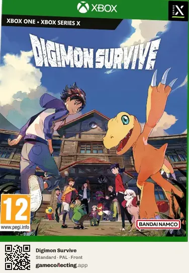 Digimon Survive Xbox One, PAL box front