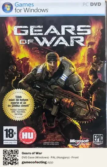 Gears of War Computer, Hungary box front