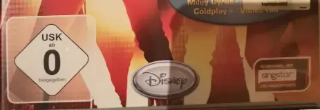 Disney Sing It: Pop Hits, the USK square on its front