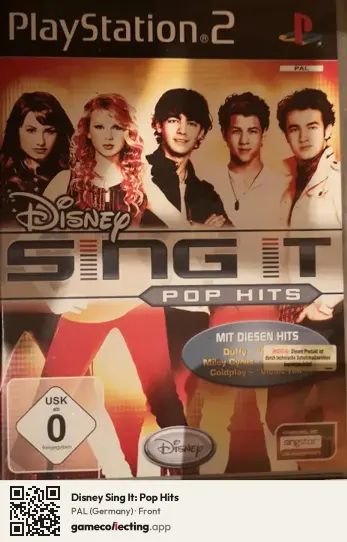 Disney Sing It: Pop Hits PlayStation 2, Germany box front