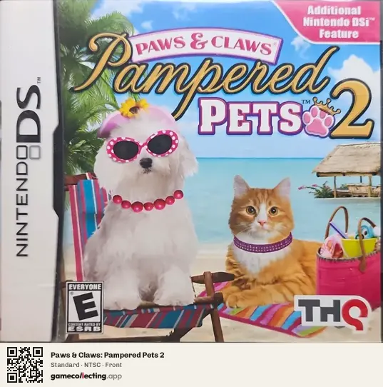 Paws & Claws: Pampered Pets 2 Nintendo DS, NTSC box front