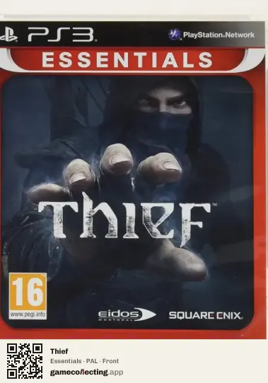 Thief PlayStation 3, PAL box front