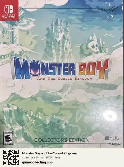 Monster Boy and the Cursed Kingdom Nintendo Switch, NTSC box front
