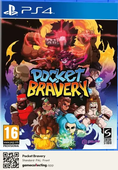 Pocket Bravery PlayStation 4, PAL box front