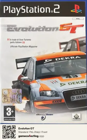 Evolution GT PlayStation 2, Italy box front