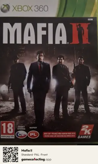 Mafia II Xbox 360, PAL box front