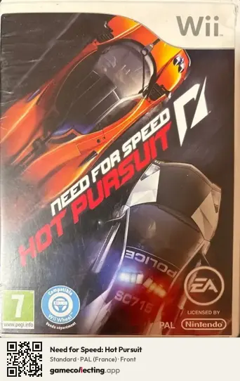 Need for Speed: Hot Pursuit Nintendo Wii, France box front
