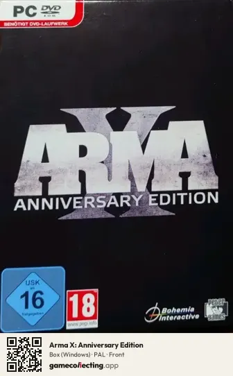 Arma X: Anniversary Edition Computer, PAL box front