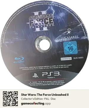 Star Wars: The Force Unleashed II PlayStation 3, PAL disc