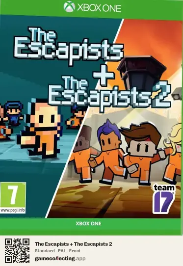 The Escapists + The Escapists 2 Xbox One, PAL box front