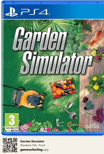 Garden Simulator PlayStation 4, PAL box front