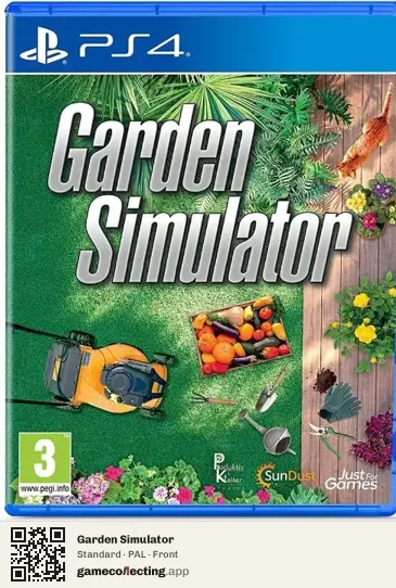 Garden Simulator PlayStation 4, PAL box front