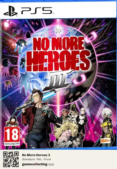 No More Heroes 3 PlayStation 5, PAL box front