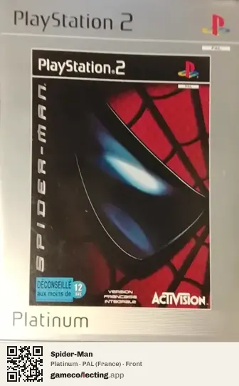 Spider-Man PlayStation 2, France box front
