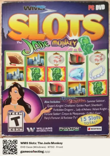 WMS Slots: The Jade Monkey Computer, NTSC box front