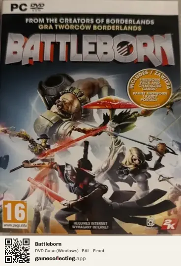 Battleborn Computer, PAL box front